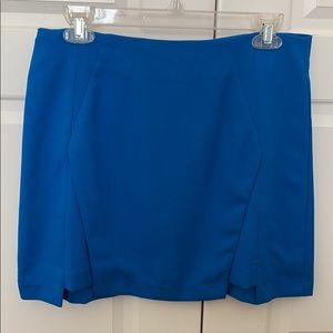 Forever 21 neon blue skirt - size large